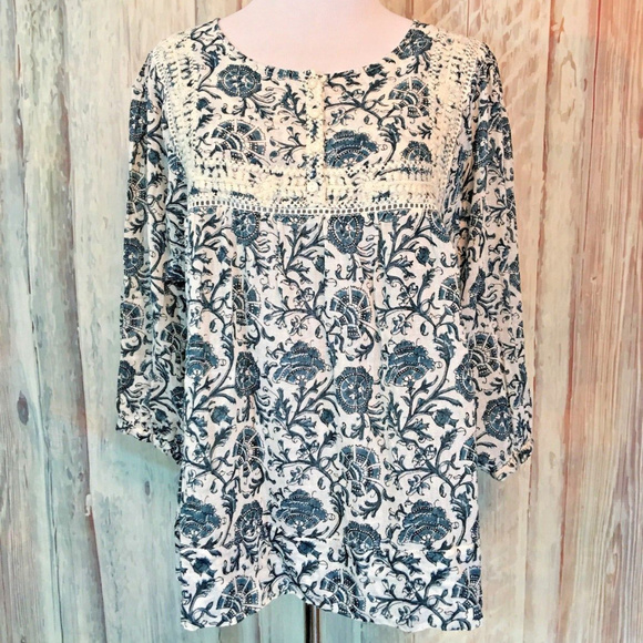 Ralph Lauren Tops - Ralph Lauren Denim & Supply Peasant Blouse sz M